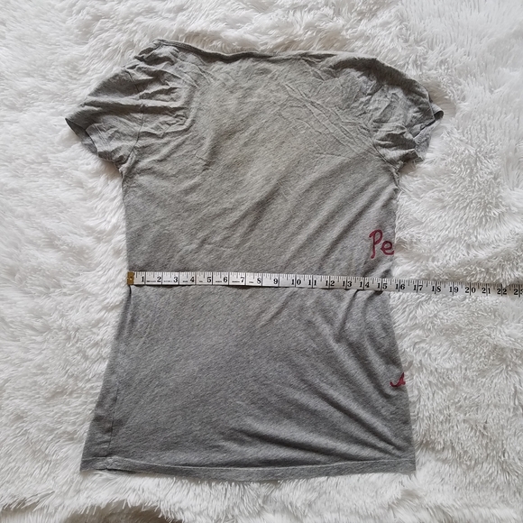 Small Ladies V Neck Graphic Tee - Picture 4 of 7